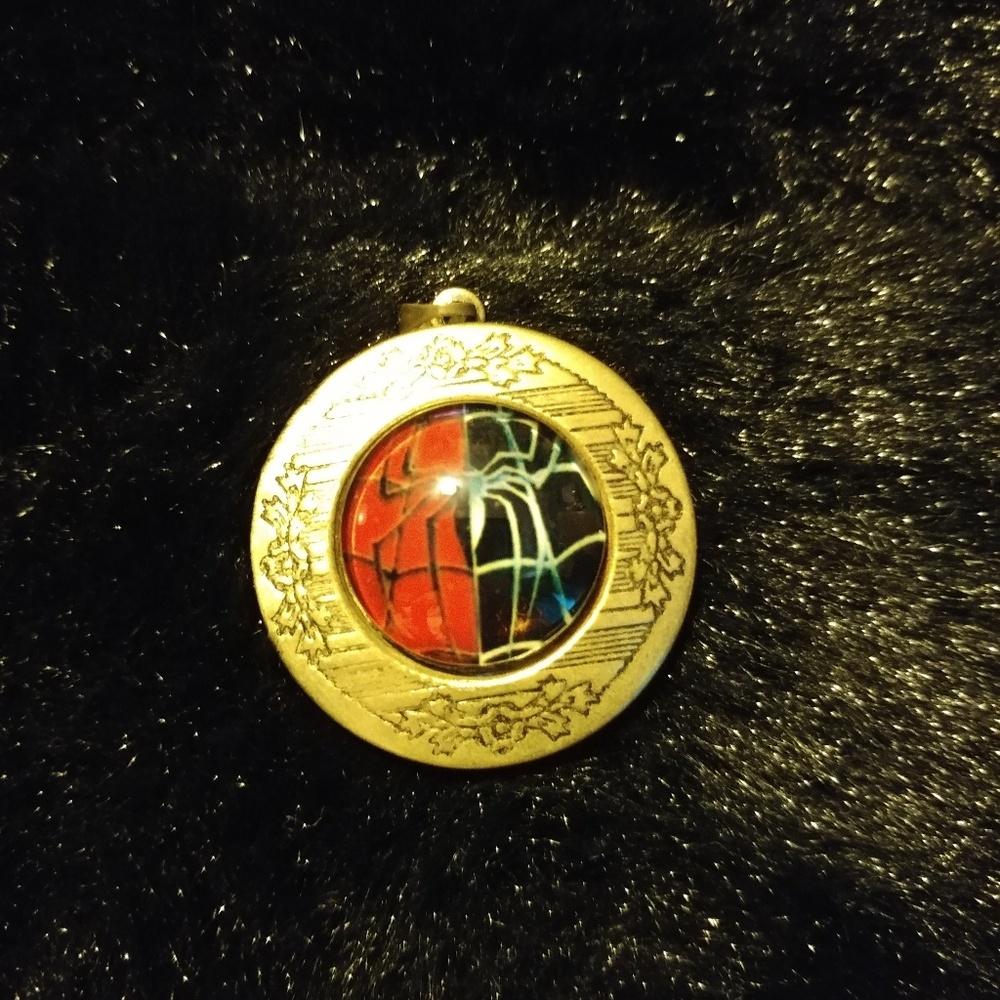 Spiderman locket necklace